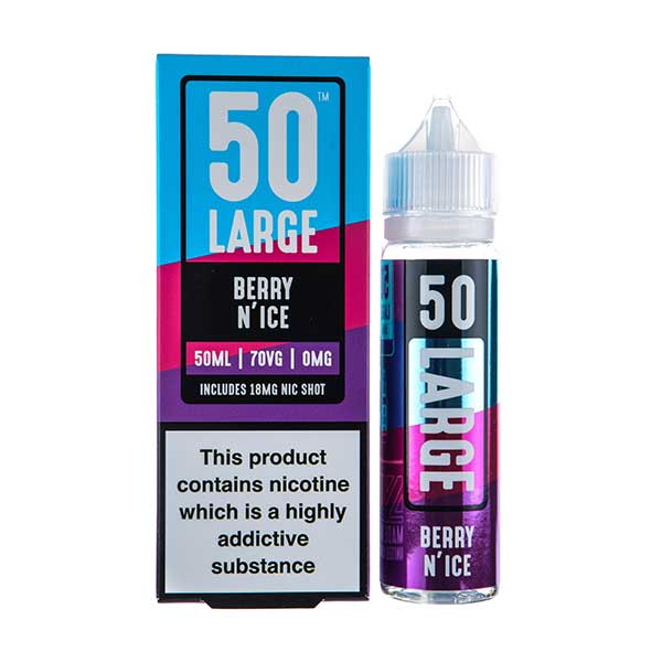 BUY 1 GET 1 FREE | Berry N’ice 50ml Shortfill E-Liquid by 50 LargeVAPE INDIA