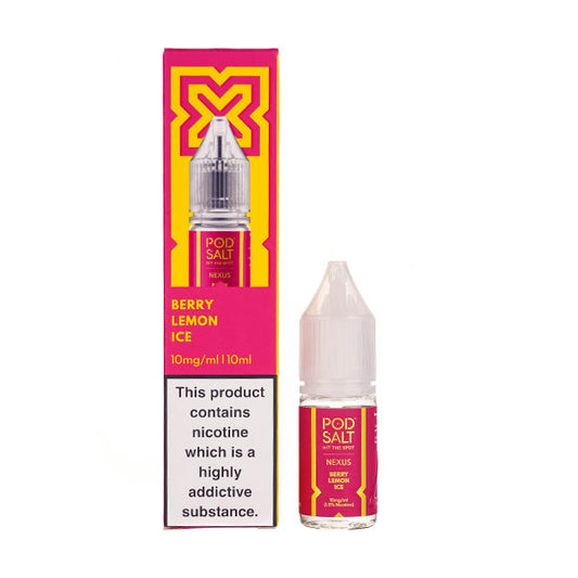 BUY 1 GET 1 FREE | Berry Lemon Ice Nic Salt E-Liquid by Pod Salt NexusVAPE INDIA