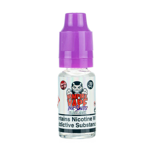 BUY 1 GET 1 FREE | Black Jack Nic Salt E-Liquid by Vampire VapeVAPE INDIA