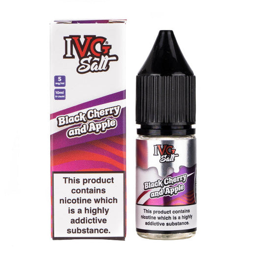 BUY 1 GET 1 FREE | Black Cherry & Apple Nic Salt E-Liquid by IVGVAPE INDIA