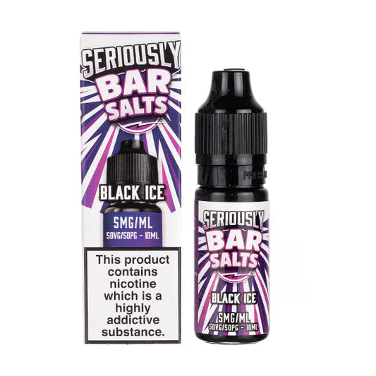 BUY 1 GET 1 FREE | Black Ice Nic Salt E-Liquid by Seriously Bar SaltsVAPE INDIA