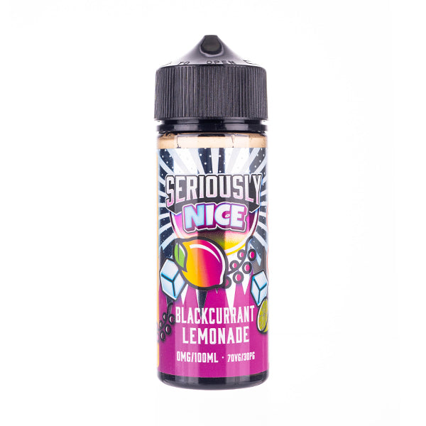 BUY 1 GET 1 FREE | Cool Blackcurrant Lemonade 100ml Shortfill E-Liquid by Seriously NiceVAPE INDIA