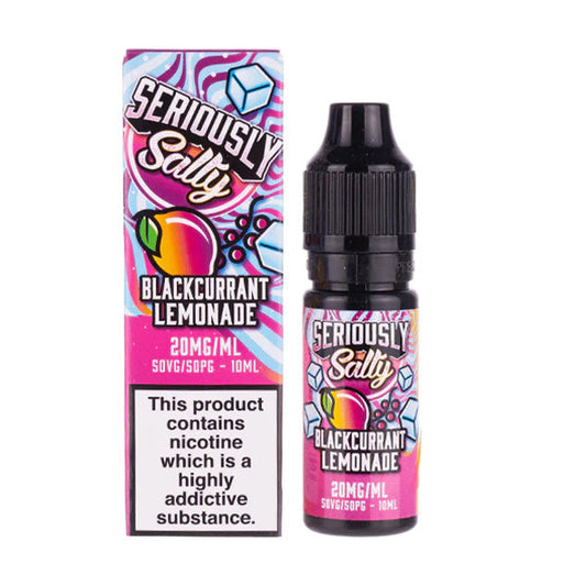 BUY 1 GET 1 FREE | Blackcurrant Lemonade Nic Salt E-Liquid by Seriously SaltyVAPE INDIA