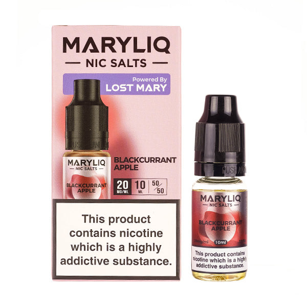 BUY 1 GET 1 FREE | Blackcurrant Apple Nic Salt E-Liquid by Lost Mary MaryliqVAPE INDIA