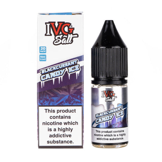 BUY 1 GET 1 FREE | Blackcurrant Candy Ice Nic Salt E-Liquid by IVGVAPE INDIA