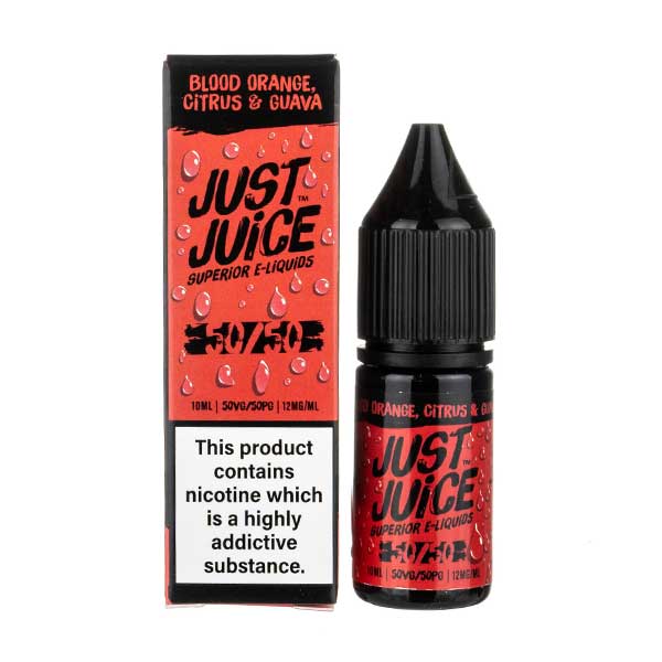 BUY 1 GET 1 FREE | Blood Orange, Citrus & Guava 50/50 E-Liquid by Just JuiceVAPE INDIA