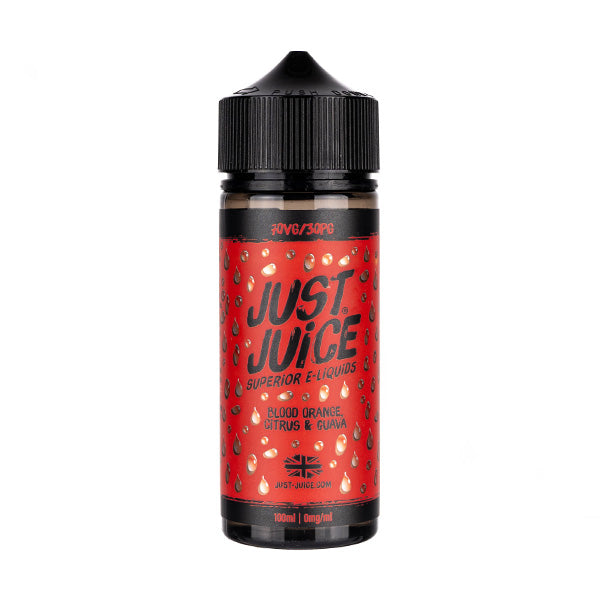 BUY 1 GET 1 FREE | Blood Orange, Citrus & Guava 100ml Shortfill E-Liquid by Just JuiceVAPE INDIA