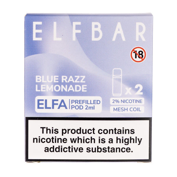 BUY 1 GET 1 FREE | Blue Razz Lemonade Elfa Prefilled Pods by Elf BarVAPE INDIA