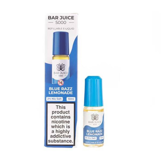 BUY 1 GET 1 FREE | Blue Razz Lemonade Nic Salt E-Liquid by Bar Juice 5000VAPE INDIA