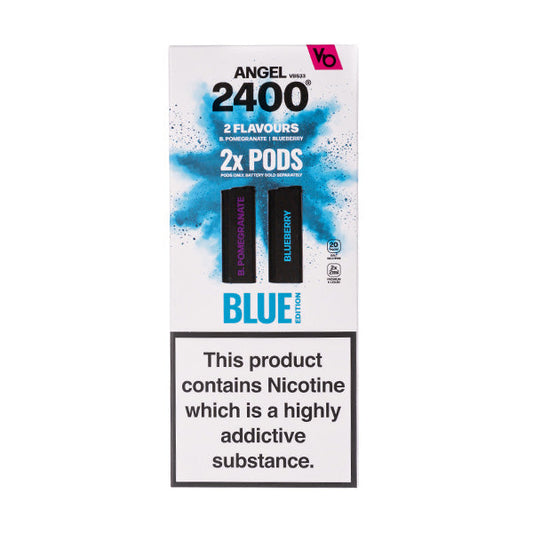 BUY 1 GET 1 FREE | Blue Edition 1 Vapes Bar Angel 2400 Prefilled PodsVAPE INDIA