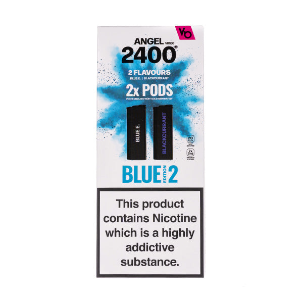 BUY 1 GET 1 FREE | Blue Edition 2 Vapes Bar Angel 2400 Prefilled PodsVAPE INDIA