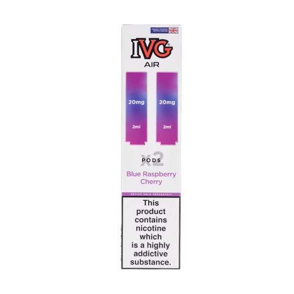 BUY 1 GET 1 FREE | Blue Raspberry Cherry IVG Air Pro Prefilled PodsVAPE INDIA