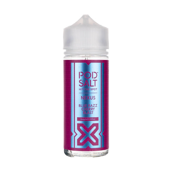 BUY 1 GET 1 FREE | Blue Razz Cherry Blast 100ml Shortfill E-Liquid by Pod Salt NexusVAPE INDIA