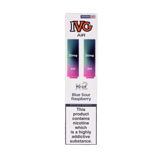 BUY 1 GET 1 FREE | Blue Sour Raspberry IVG Air Pro Prefilled PodsVAPE INDIA