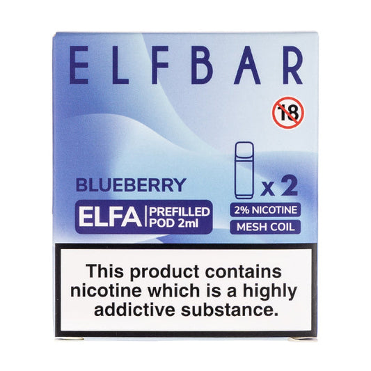 BUY 1 GET 1 FREE | Blueberry Elfa Prefilled Pods by Elf BarVAPE INDIA