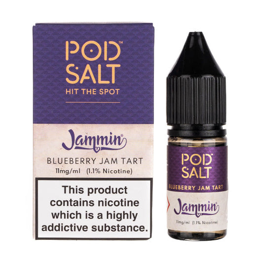 BUY 1 GET 1 FREE | Blueberry Jam Tart Nic Salt E-Liquid by Pod SaltVAPE INDIA