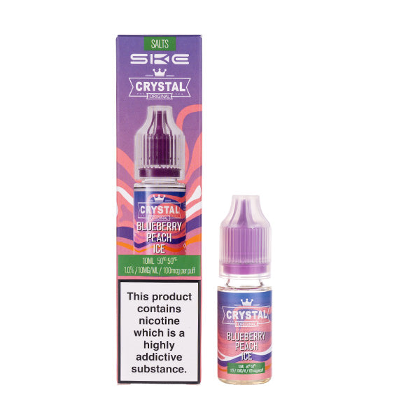 BUY 1 GET 1 FREE | Blueberry Peach Ice Nic Salt E-Liquid by SKE CrystalVAPE INDIA