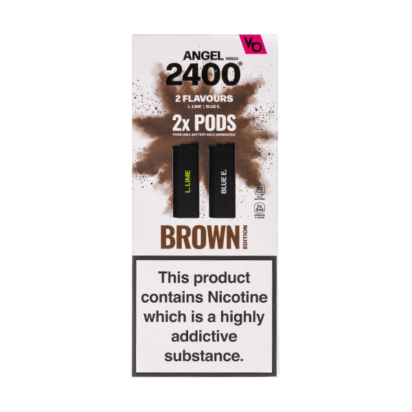 BUY 1 GET 1 FREE | Brown Edition 1 Vapes Bar Angel 2400 Prefilled PodsVAPE INDIA