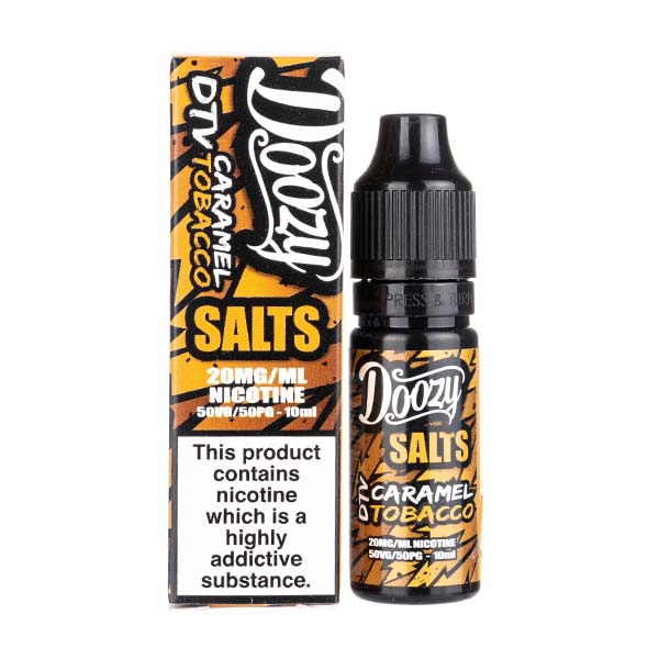 BUY 1 GET 1 FREE | Caramel Tobacco Nic Salt E-Liquid by DoozyVAPE INDIA