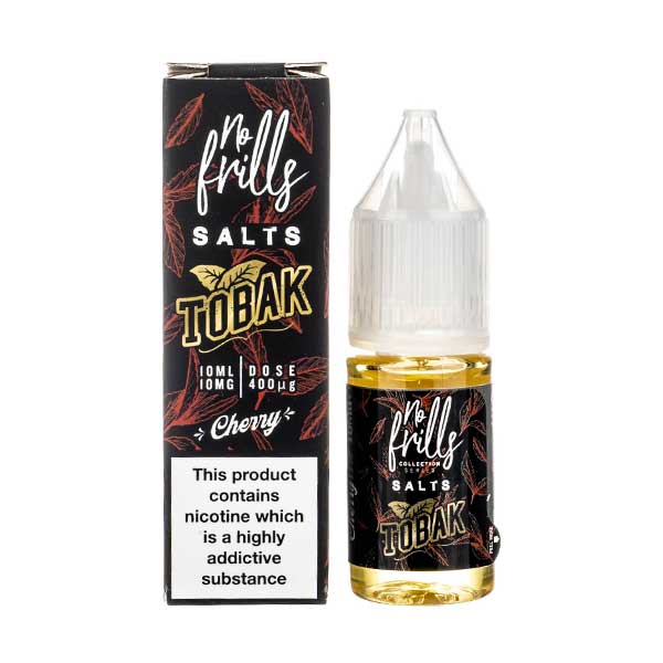 BUY 1 GET 1 FREE | Cherry Tobacco Nic Salt E-Liquid by No FrillsVAPE INDIA