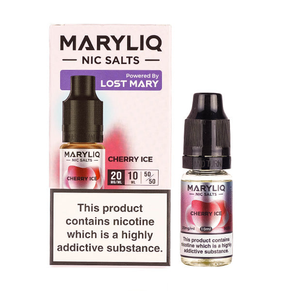 BUY 1 GET 1 FREE | Cherry Ice Nic Salt E-Liquid by Lost Mary MaryliqVAPE INDIA