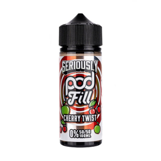 BUY 1 GET 1 FREE | Cherry Twist 100ml (50/50) Shortfill by Seriously Pod FillVAPE INDIA