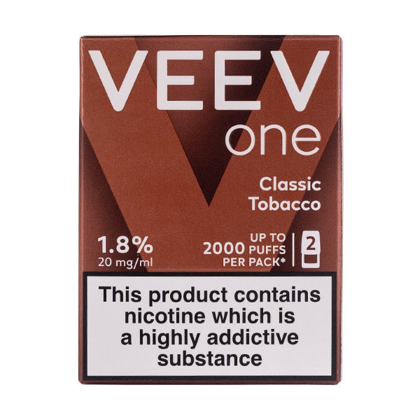 BUY 1 GET 1 FREE | Classic Tobacco Veev One Prefilled Pods by VeevVAPE INDIA