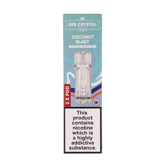 BUY 1 GET 1 FREE | Coconut Blast Crystal Plus Prefilled Pods by SKEVAPE INDIA