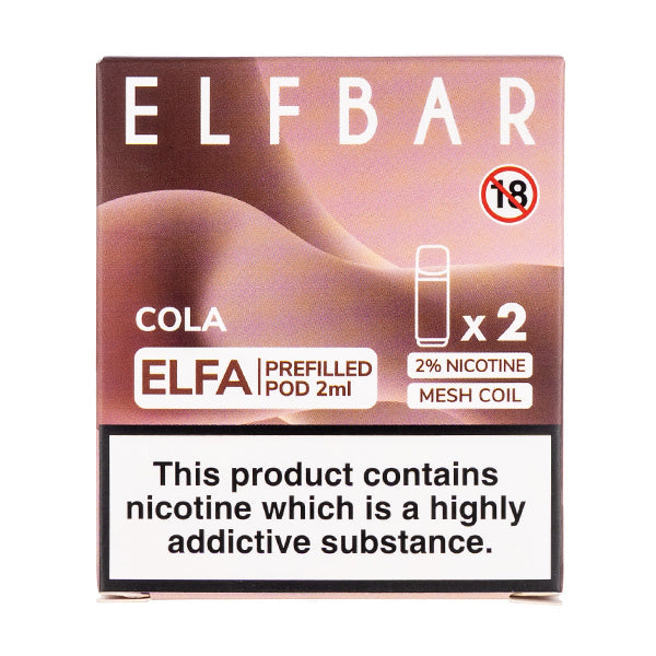 BUY 1 GET 1 FREE | Cola Elfa Prefilled Pods by Elf BarVAPE INDIA