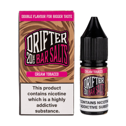 BUY 1 GET 1 FREE | Cream Tobacco Nic Salt E-Liquid by DrifterVAPE INDIA