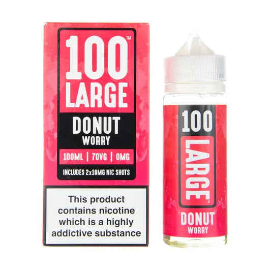 BUY 1 GET 1 FREE | Donut Worry 100ml Shortfill E-Liquid by 100 LargeVAPE INDIA