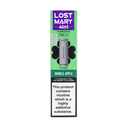 BUY 1 GET 1 FREE | Double Apple 4-in-1 Prefilled Pods by Lost MaryVAPE INDIA