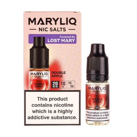 BUY 1 GET 1 FREE | Double Apple Nic Salt E-Liquid by Lost Mary MaryliqVAPE INDIA