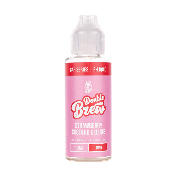 BUY 1 GET 1 FREE | Strawberry Custard Deluxe Double Brew Bar Series 100ml (55/45) by Ohm BrewVAPE INDIA