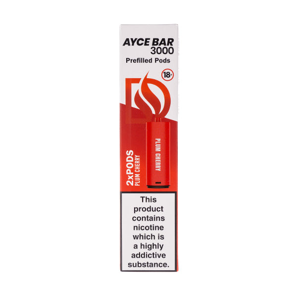 BUY 1 GET 1 FREE | Plum Cherry Ayce 3000 Prefilled Pods by DovpoVAPE INDIA