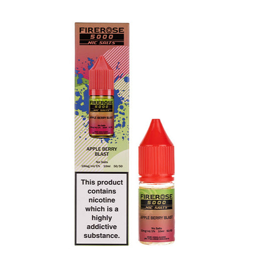 BUY 1 GET 1 FREE | Firerose 5000 Apple Berry Blast Nic Salt E-Liquid by EluxVAPE INDIA