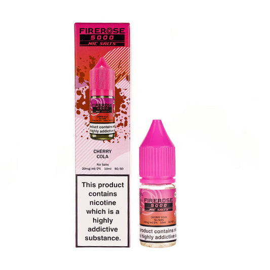 BUY 1 GET 1 FREE | Firerose 5000 Cherry Cola Nic Salt E-Liquid by EluxVAPE INDIA