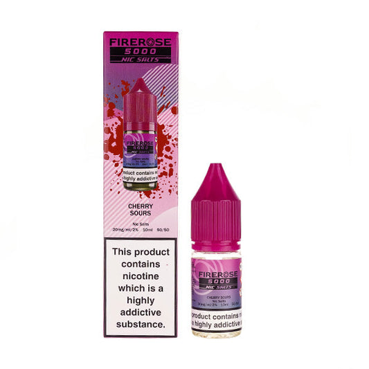 BUY 1 GET 1 FREE | Firerose 5000 Cherry Sours Nic Salt E-Liquid by EluxVAPE INDIA