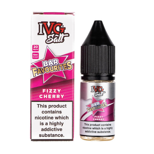 BUY 1 GET 1 FREE | Fizzy Cherry Nic Salt E-Liquid by IVG Bar FavouritesVAPE INDIA