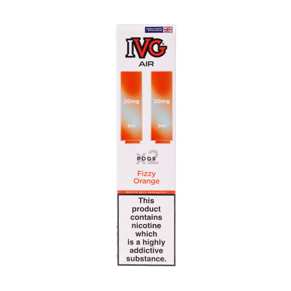 BUY 1 GET 1 FREE | Fizzy Orange IVG Air Pro Prefilled PodsVAPE INDIA