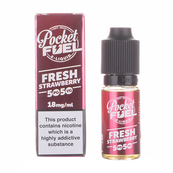 BUY 1 GET 1 FREE | Fresh Strawberry 50-50 E-Liquid by Pocket FuelVAPE INDIA