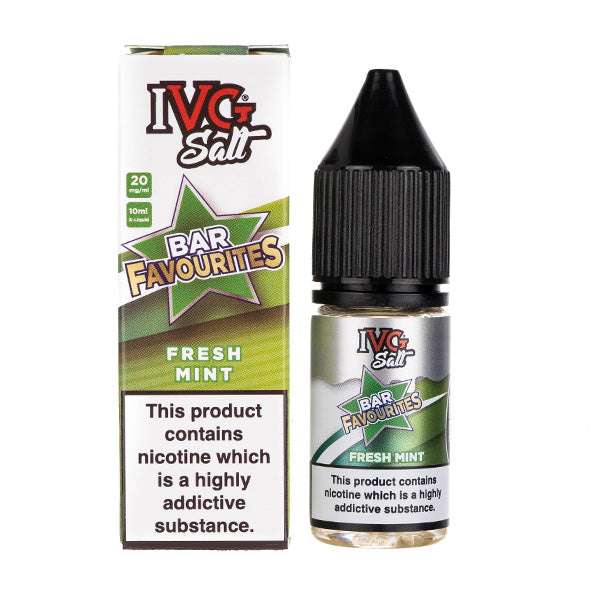 BUY 1 GET 1 FREE | Fresh Mint Nic Salt E-Liquid by IVG Bar FavouritesVAPE INDIA