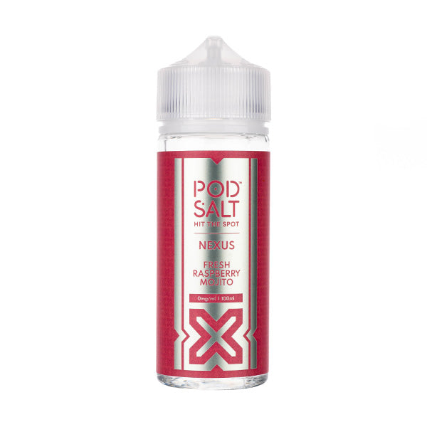 BUY 1 GET 1 FREE | Fresh Raspberry Mojito 100ml Shortfill E-Liquid by Pod Salt NexusVAPE INDIA