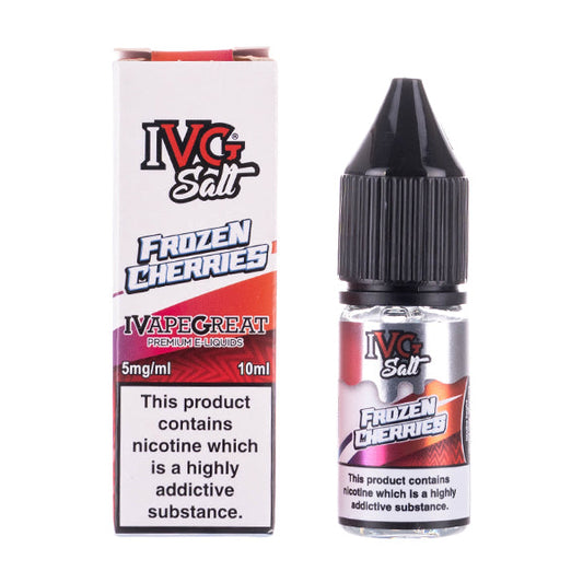 BUY 1 GET 1 FREE | Frozen Cherry Crush Nic Salt E-Liquid by IVGVAPE INDIA