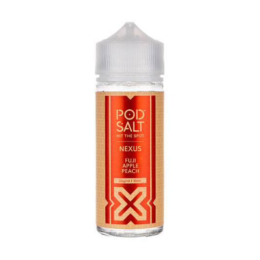 BUY 1 GET 1 FREE | Fuji Apple Peach 100ml Shortfill E-Liquid by Pod Salt NexusVAPE INDIA