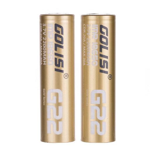 BUY 1 GET 1 FREE | Golisi G22 18650 Batteries - Pack of 2VAPE INDIA