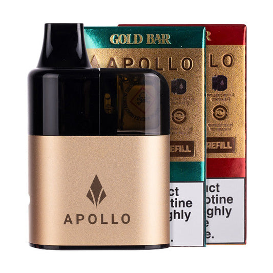 BUY 1 GET 1 FREE | Gold Bar Apollo 20k Pod Kit BundleVAPE INDIA