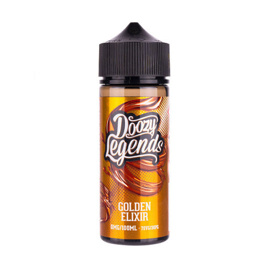 BUY 1 GET 1 FREE | Golden Elixir 100ml Shortfill E-Liquid by Doozy LegendsVAPE INDIA