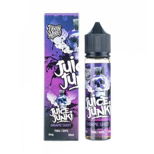 BUY 1 GET 1 FREE | Grape Shot 50ml Shortfill E-Liquid by Juice JunkiVAPE INDIA