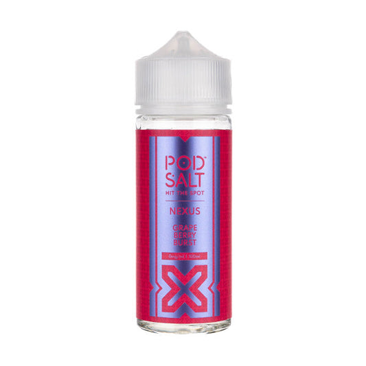 BUY 1 GET 1 FREE | Grape Berry Burst 100ml Shortfill E-Liquid by Pod Salt NexusVAPE INDIA